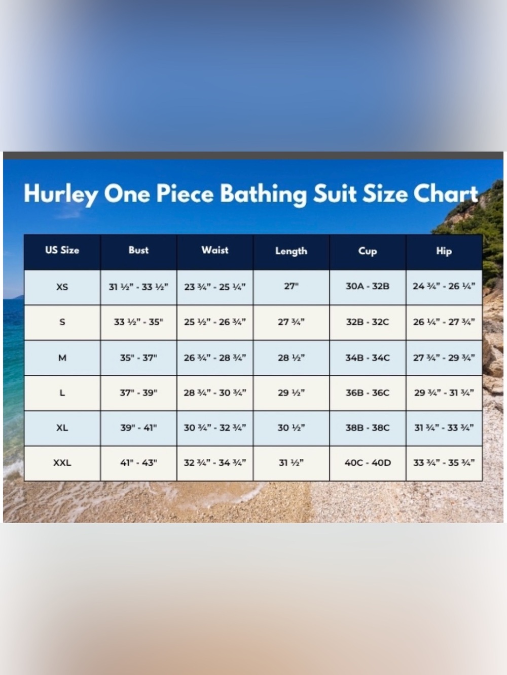 HURLEY Swimsuit Rash Guard Long-Sleeve Front-Zip One-Piece UPF50+ Sun Protection - Picture 4 of 7